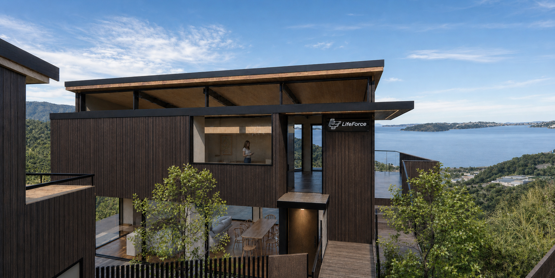 Newlands House & Gym Studio exterior render