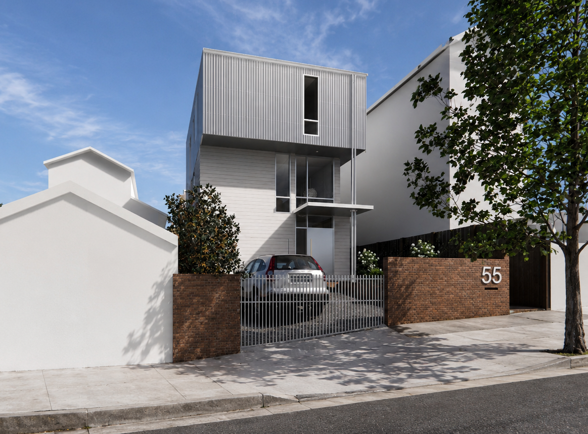 Roxburgh Street House street view render