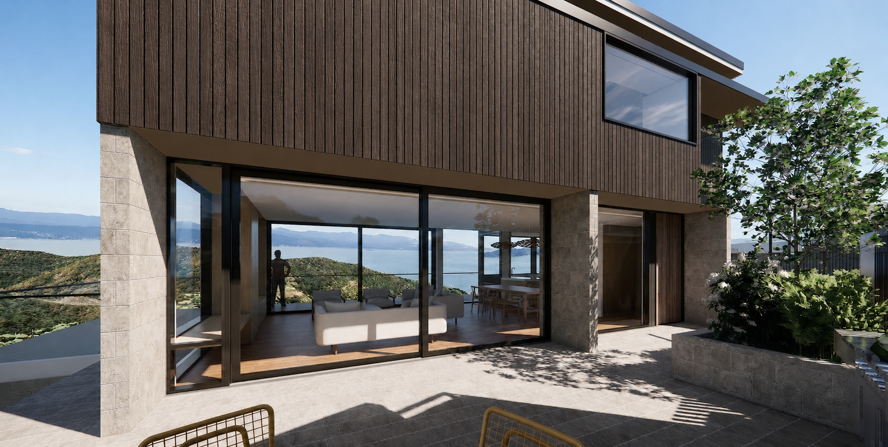 Newlands House & Gym Studio exterior render
