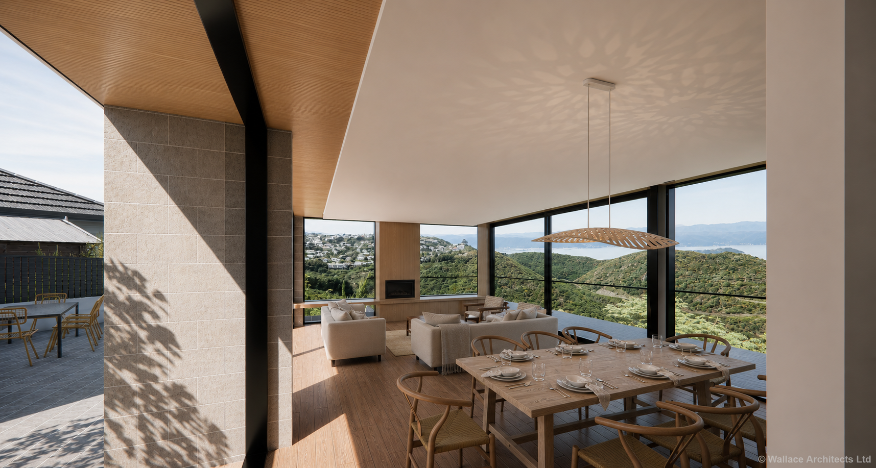 Newlands House & Gym Studio interior render