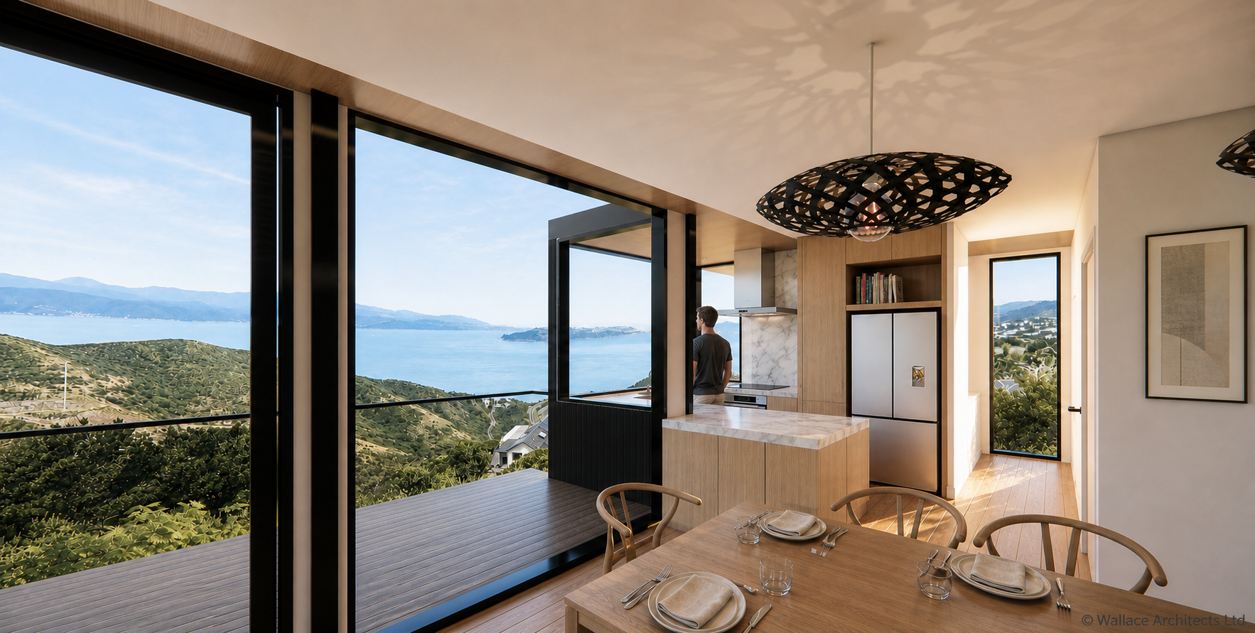 Newlands House & Gym Studio interior render